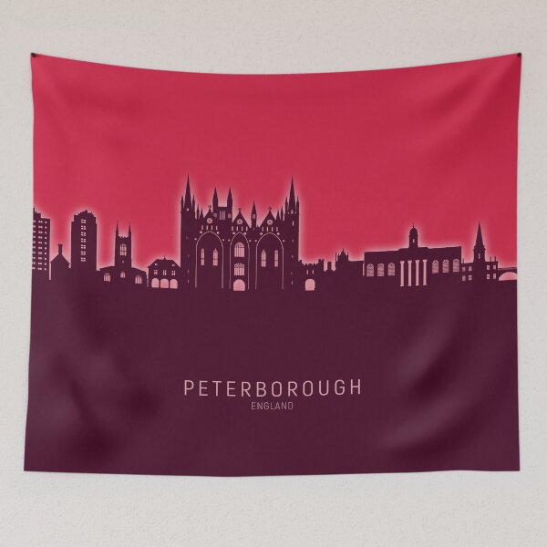 Item preview, Peterborough England Skyline designed and sold by ArtPrints.