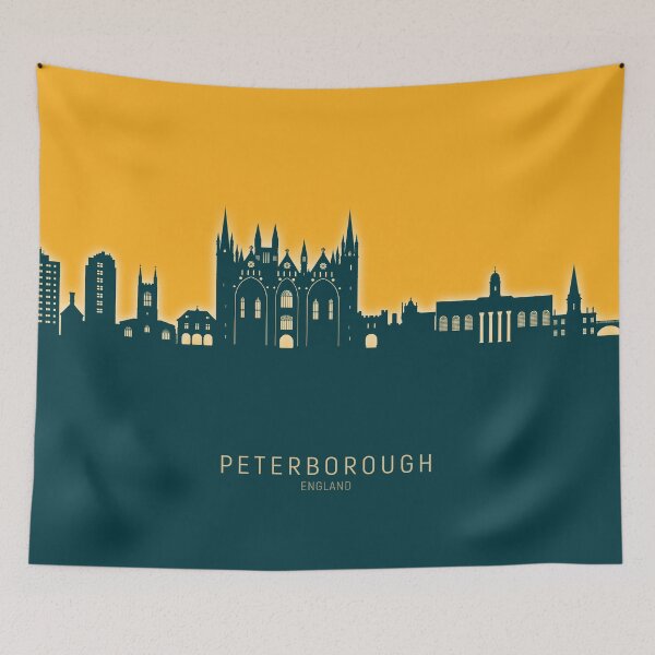 Item preview, Peterborough England Skyline designed and sold by ArtPrints.