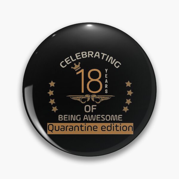 Item preview, Celebrating 18 years of being awesome Quarantine edition 18th birthday Gifts designed and sold by NSTeeDesign.