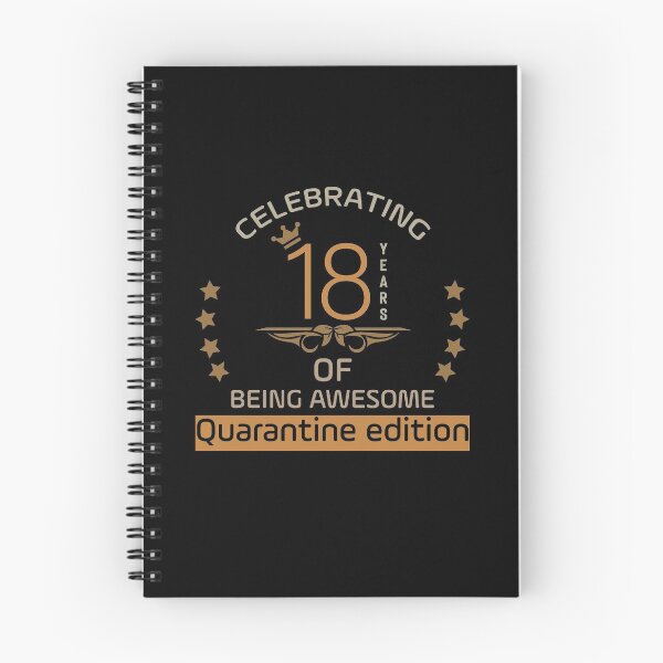 Item preview, Celebrating 18 years of being awesome Quarantine edition 18th birthday Gifts designed and sold by NSTeeDesign.