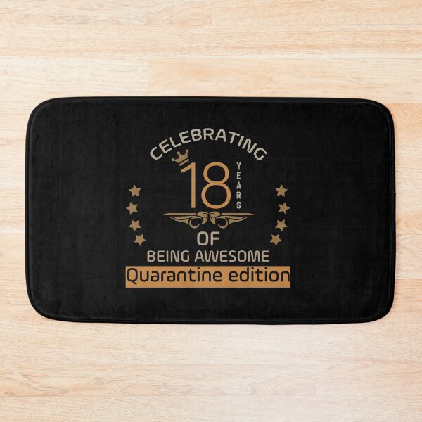 Item preview, Celebrating 18 years of being awesome Quarantine edition 18th birthday Gifts designed and sold by NSTeeDesign.