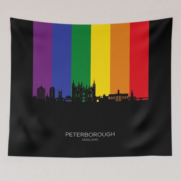 Item preview, Peterborough England Skyline designed and sold by ArtPrints.