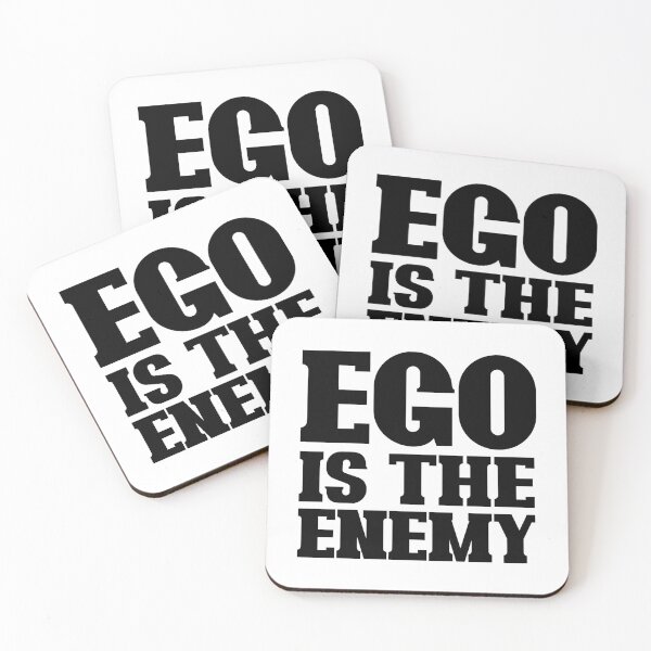 Item preview, Ego is the enemy (black) designed and sold by didijuca.