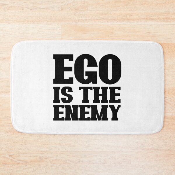 Item preview, Ego is the enemy (black) designed and sold by didijuca.