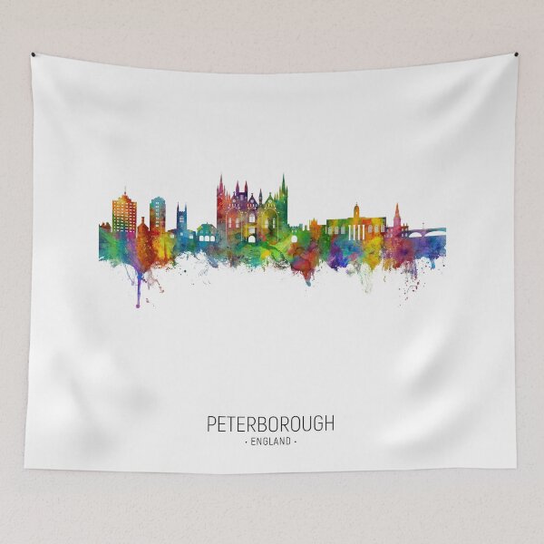Item preview, Peterborough England Skyline designed and sold by ArtPrints.