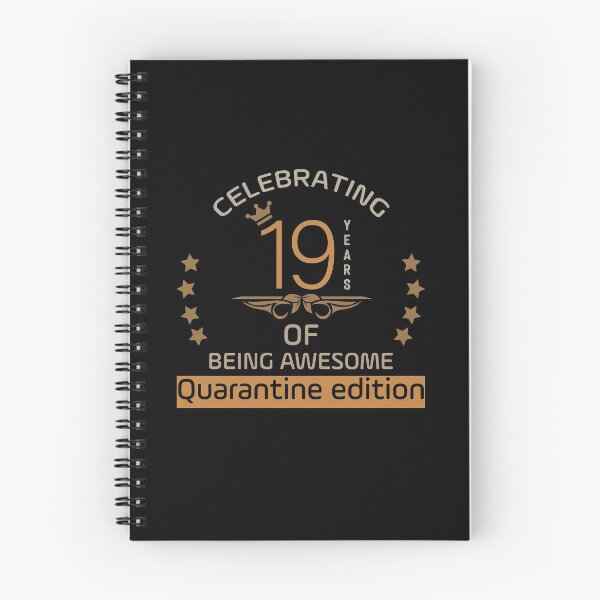 Item preview, Celebrating 19 years of being awesome Quarantine edition 19th birthday Gifts designed and sold by NSTeeDesign.