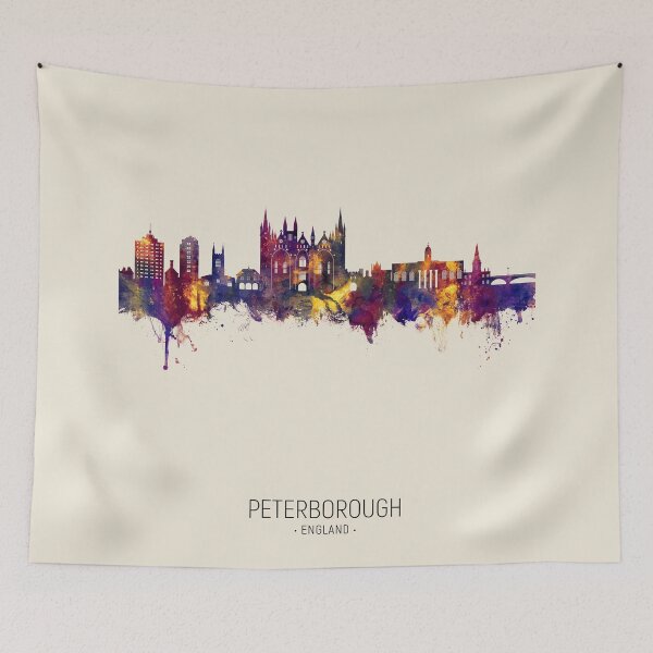 Item preview, Peterborough England Skyline designed and sold by ArtPrints.