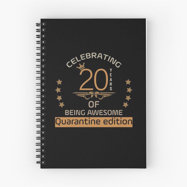 Item preview, Celebrating 20 years of being awesome Quarantine edition 20th birthday Gifts designed and sold by NSTeeDesign.