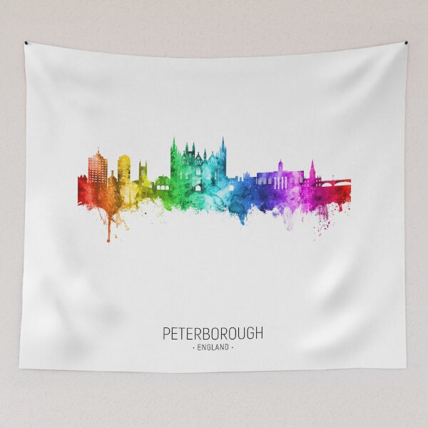 Item preview, Peterborough England Skyline designed and sold by ArtPrints.