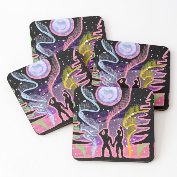 Item preview, Original Night Forest Painting designed and sold by OriginalArt30.