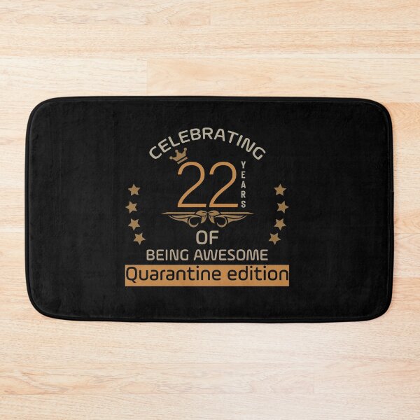 Item preview, Celebrating 22 years of being awesome Quarantine edition 22th birthday Gifts designed and sold by NSTeeDesign.