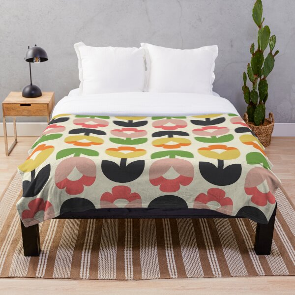 Orla Kiely Throw Blankets Redbubble