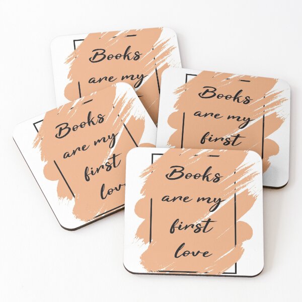 Item preview, Books Are My First Love designed and sold by VikiQuick.
