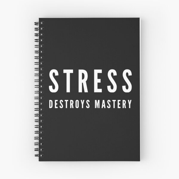 Item preview, STRESS DESTROYS MASTERY  designed and sold by CoopClothing.