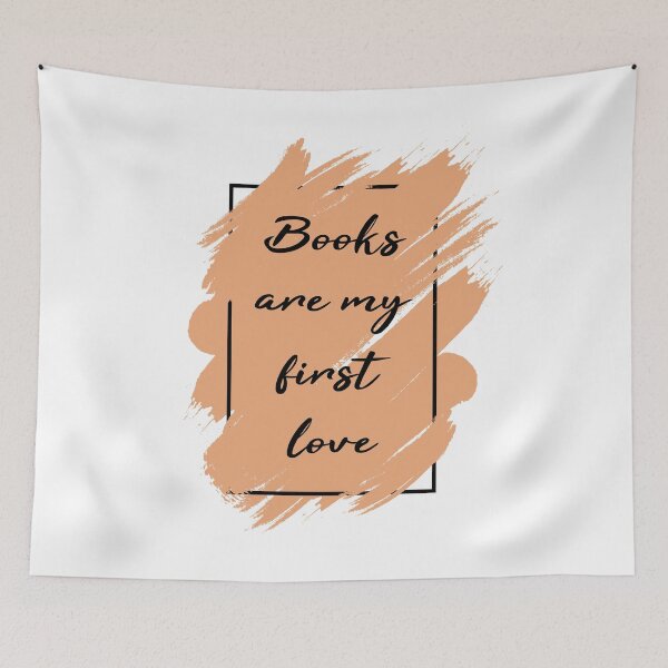 Item preview, Books Are My First Love designed and sold by VikiQuick.