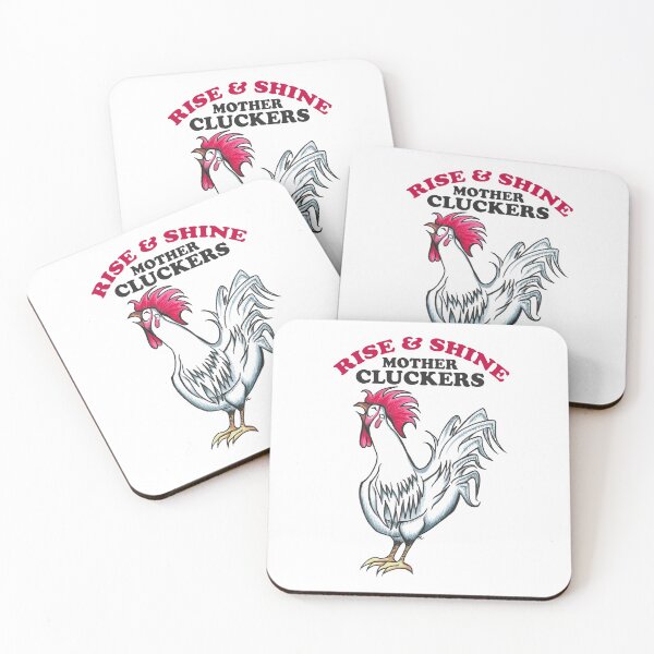 Item preview, Happy Rooster - Rise and Shine Mother Cluckers designed and sold by The White Bat.