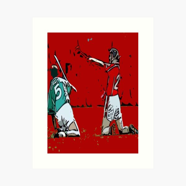 County Clare GAA Jersey Print Gift Art Illustration Drawing 