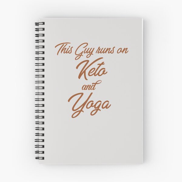 Item preview, This Guy runs on Keto and Yoga designed and sold by KetoLove.