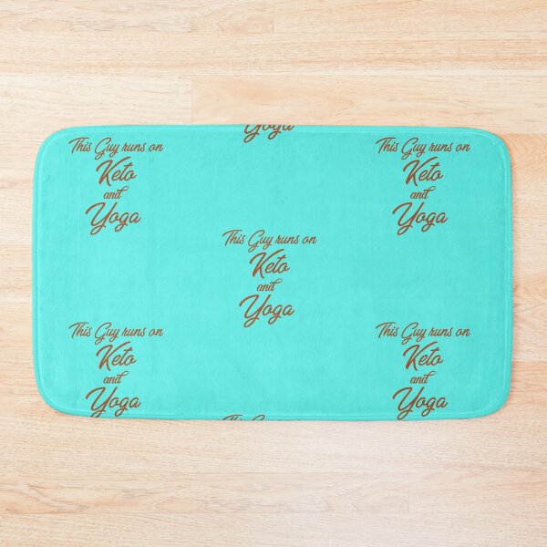Item preview, This Guy runs on Keto and Yoga designed and sold by KetoLove.