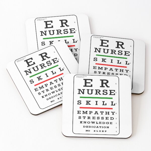 Item preview, ER Nurse's Snellen Chart designed and sold by jwbentoniii.