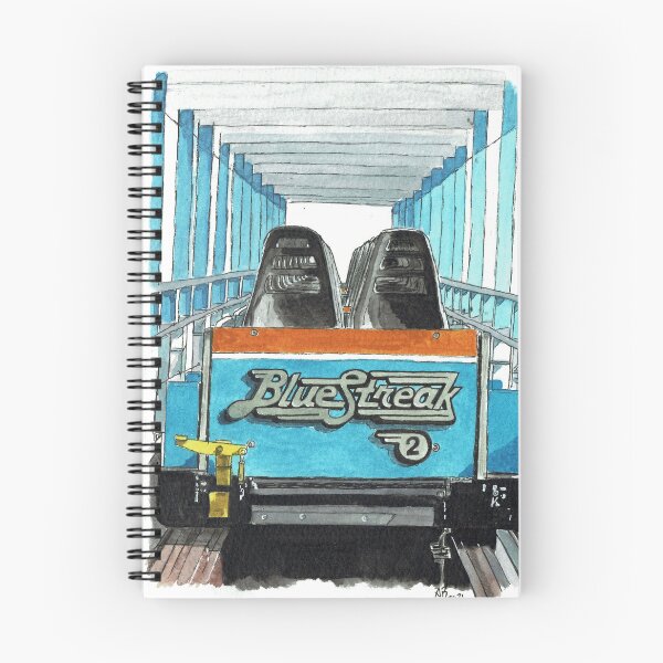 Artikelvorschau, Blue Streak Cedar Point entworfen und verkauft von ThemeParksVisionArt ..