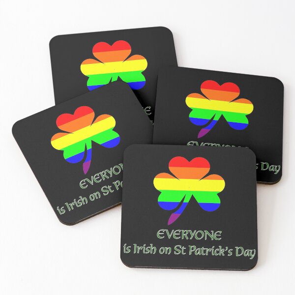 Item preview, EVERYONE is Irish on St Patrick's Day LGBTQ+ pride designed and sold by MrE-Tees.