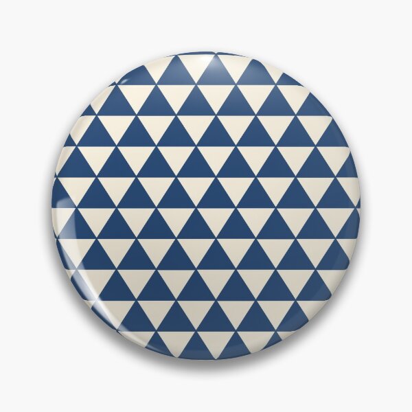 Item preview, Japanese Uroko Geometric Triangle Blue and White designed and sold by koovoxdogs.