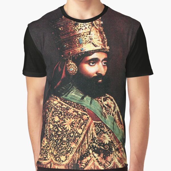 Haile Selassie the Emperor of Ethiopia - HIM - His Imperial Majesty Graphic T-Shirt