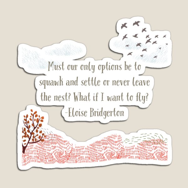 Aperçu de l'œuvre Citation d'Eloise Bridgerton créée et vendue par WildMoonStore.