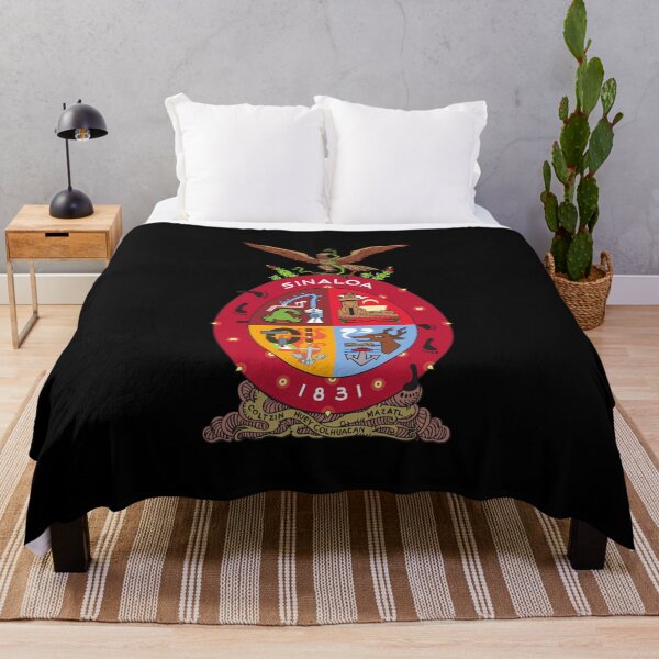 Item preview, sinaloa Coat of Arms flag designed and sold by Original1977.