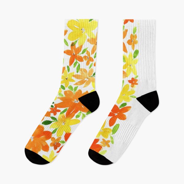 Item preview, Florals , Yellow Flowers, Watercolor floral , Watercolor art,Yellow art, Vibrant art designed and sold by Andrewsart4.