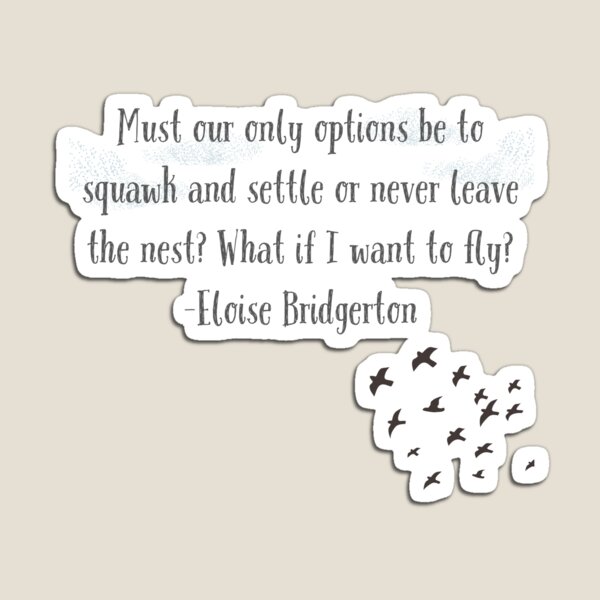 Aperçu de l'œuvre Citation d'Eloise Bridgerton créée et vendue par WildMoonStore.