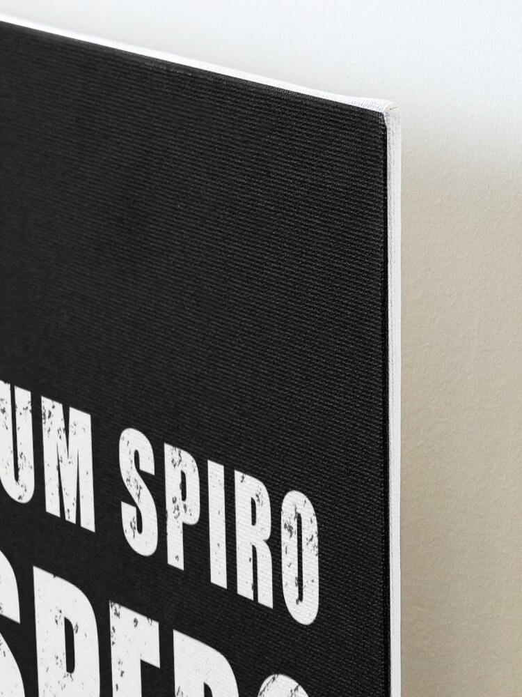 Dum Spiro Spero - Latin phrase meaning While I Breathe, I Hope Hardcover  Journal for Sale by Be-A-Warrior