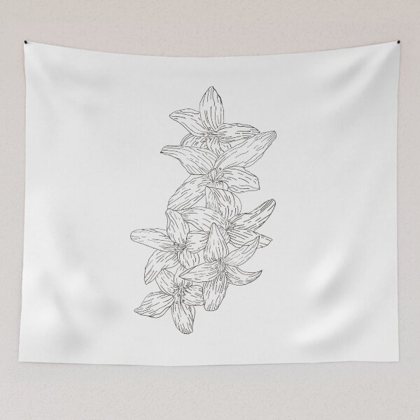 Item preview, Lilly Drawings , Hand drawn ink lilly  designed and sold by Andrewsart4.