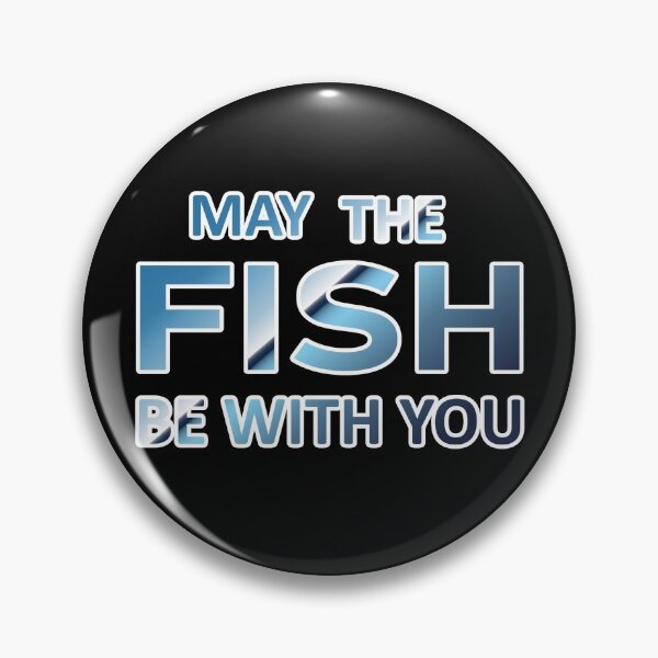 Item preview, May the fish be with you blue designed and sold by catalin87.