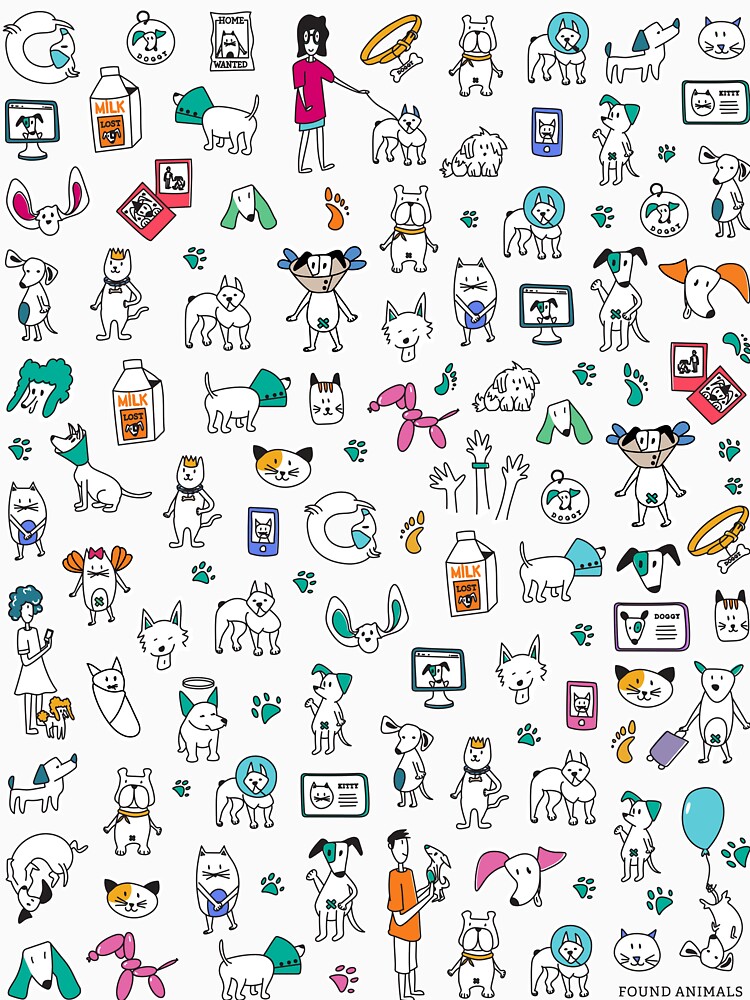 Colorful Pet Rescue Mosaic by BuyFoundAnimals