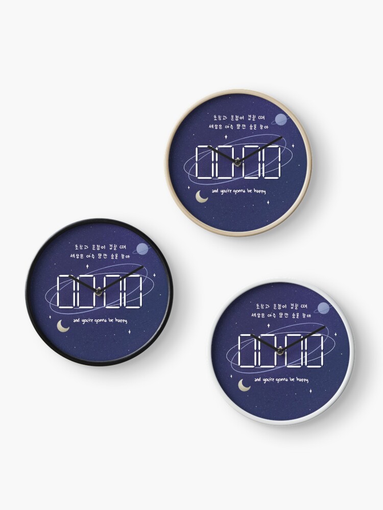 防弾少年団(BTS) - BTS 오’늘 ACRYLIC CLOCK BTS] - Acrylic Clock 2018 BTS Exhibition '오, 늘' Official