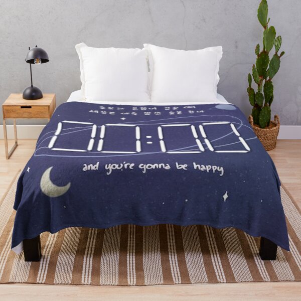 zero o'clock Throw Blanket