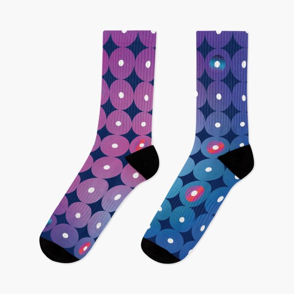 Item preview, Abstract futuristic circles in blue, pink and fuchcia designed and sold by IngaDesign.
