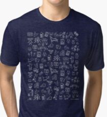 Haustier-Rettungs-Mosaik Vintage T-Shirt