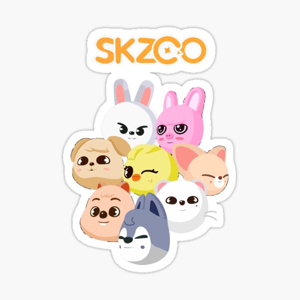 Vinyl Stickers Hangul Stickers Kpop Stray Kids SKZOO Stickers Changbin Dwaekki Stickers Changbin Dwaekki SKZOO Hangul Sticker B-grade