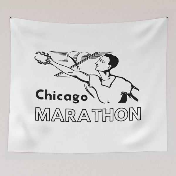 Item preview, Chicago Marathon - Runner and Jogger Gift Idea designed and sold by Vintage-TM.