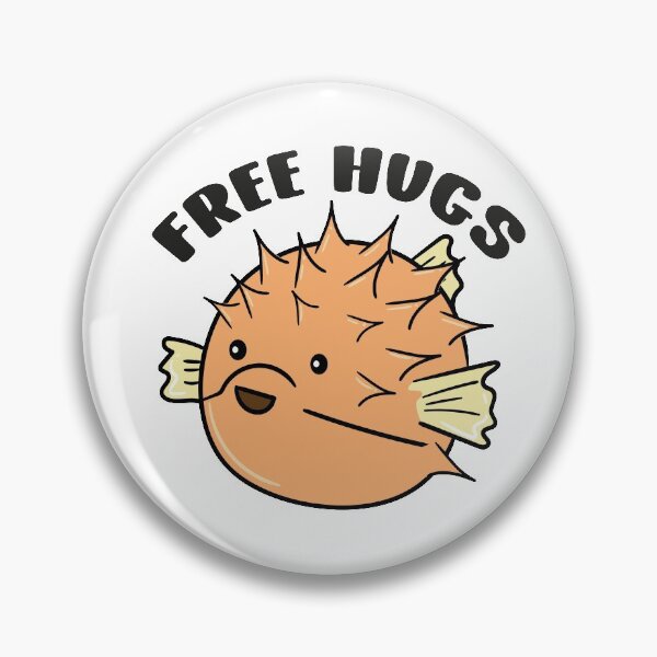 Item preview, Puffer fish hug designed and sold by ElBeDesigns.