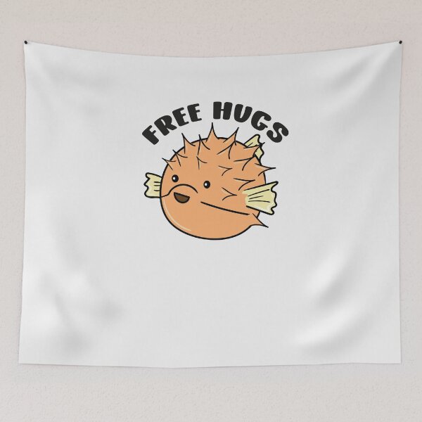 Item preview, Puffer fish hug designed and sold by ElBeDesigns.