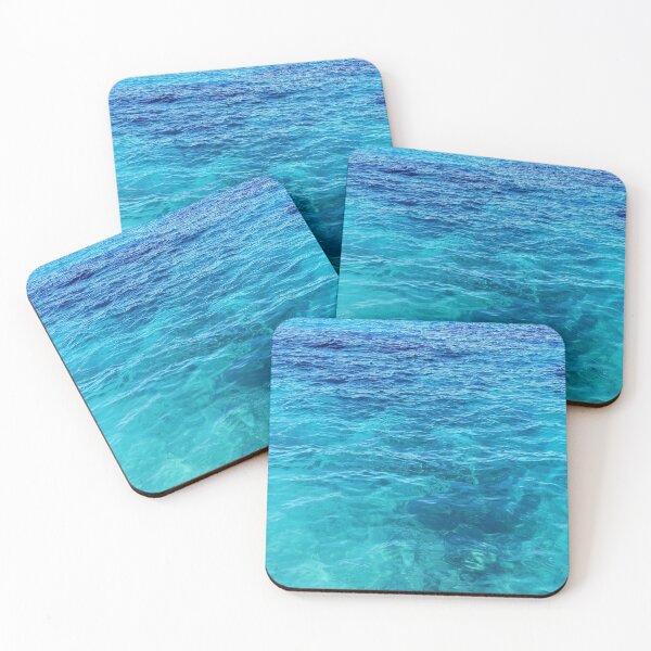Item preview, light blue ocean water tropical designed and sold by The Red Shop.