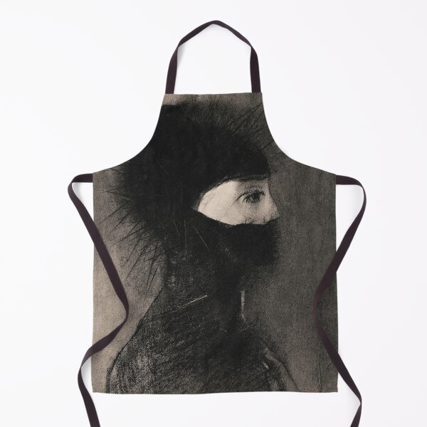 Item preview, Armor, black and grey pastel, Odilon Redon  designed and sold by Nostrathomas66.