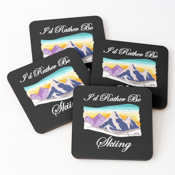 Item preview, I'd Rather Be Skiing Skier Ski Skiotour Apres Ski designed and sold by Tom2468.