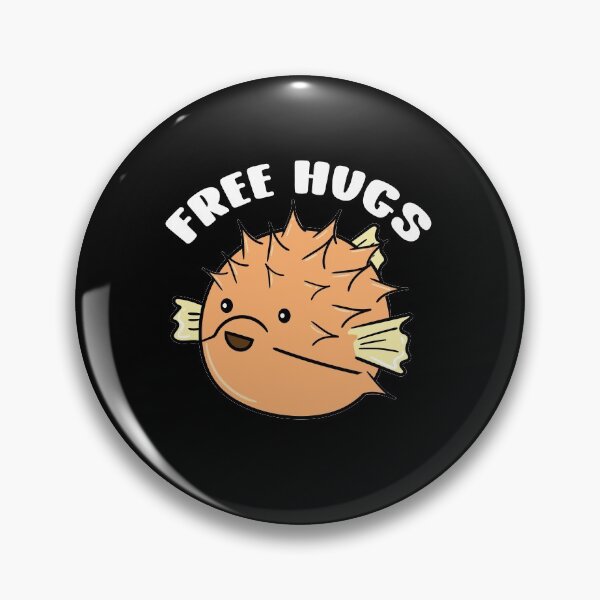 Item preview, Big puffer fish hug designed and sold by ElBeDesigns.