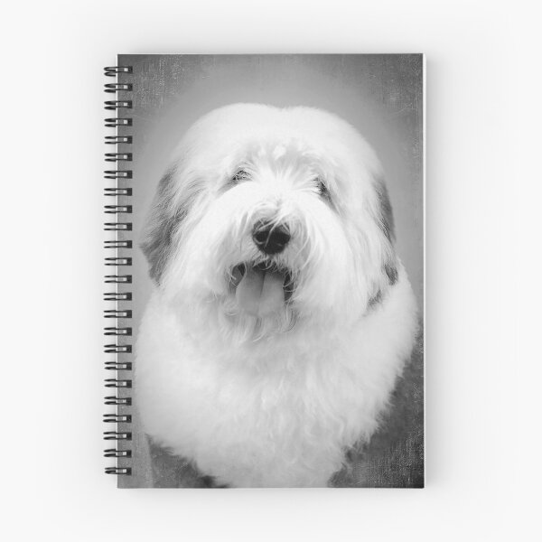 Item preview, Bobtail dog - Old English Sheepdog - BW Vintage - D56 designed and sold by DecoVintage.