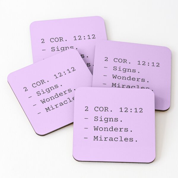 Item preview, 2 Corinthians 12:12 Signs. Wonders. Miracles. designed and sold by MGonline.